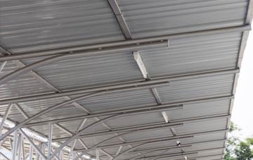 installing Deene metal roofing